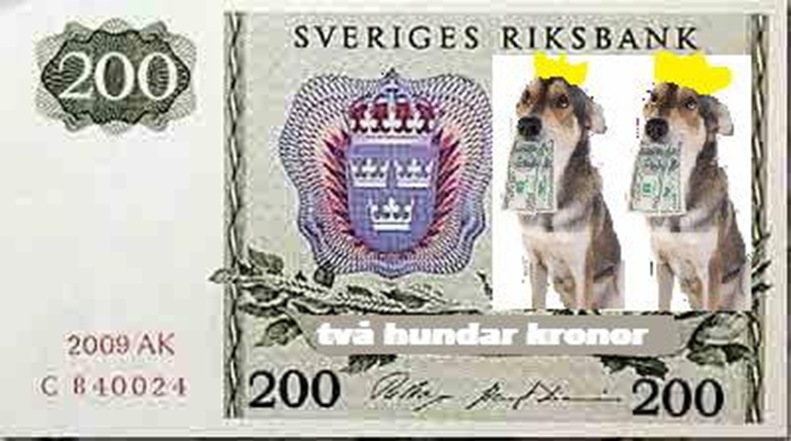 Två hundar kronor.